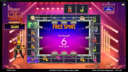 Rock the Reels Megaways slot screenshot 3