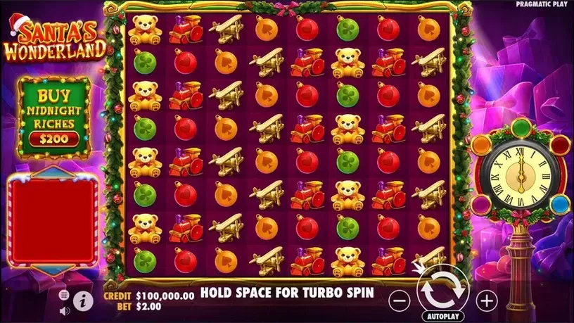Santa's Wonderland slot screenshot 1