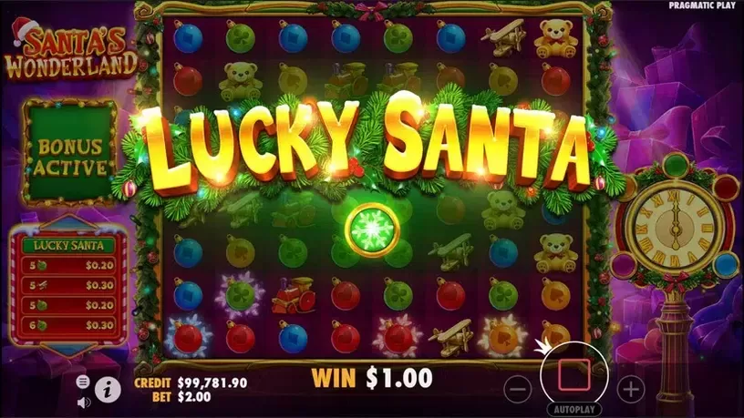 Santa's Wonderland slot screenshot 6