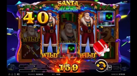 Santa Vs Aliens slot screenshot 6