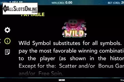 Wild feature screen