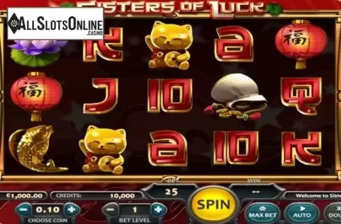 Reel Screen. Sisters of Luck from Nucleus Gaming