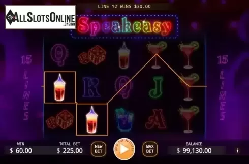 Win Screen 2. Speakeasy from KA Gaming