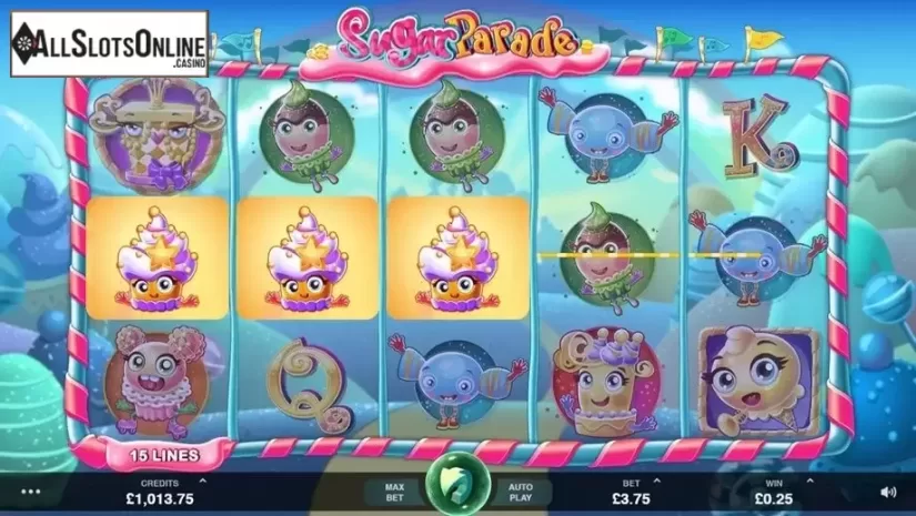 Screen 2. Sugar Parade from Microgaming
