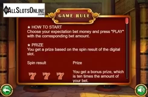Info 1. Temple Slot from MGA