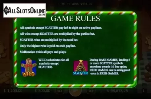 Screen6. The Gingerbread Land from KA Gaming