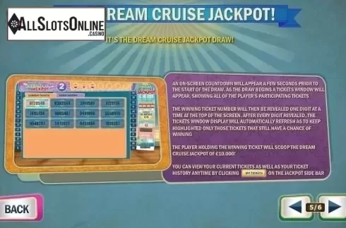 Paytable 5. The Love Boat from Playtech