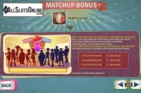 Paytable 2. The Love Boat from Playtech