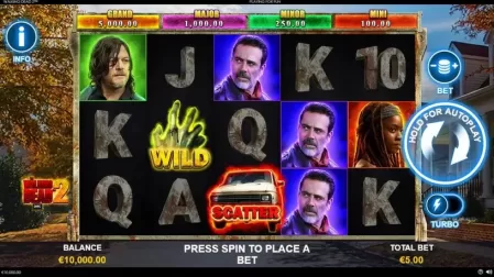 The Walking Dead 2 slot screenshot 1