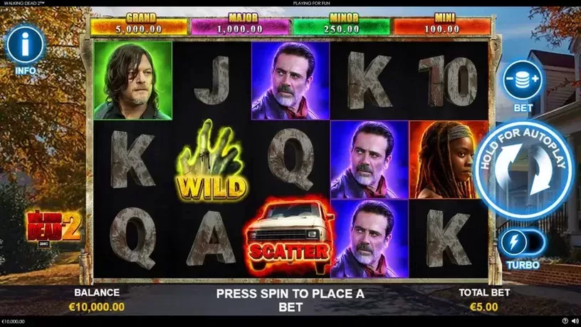 The Walking Dead 2 slot screenshot 1