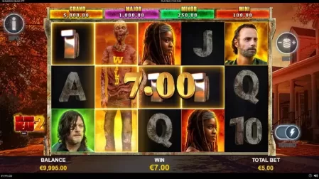 The Walking Dead 2 slot screenshot 4