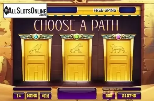 Bonus Game. Treasures of the Tomb from Incredible Technologies