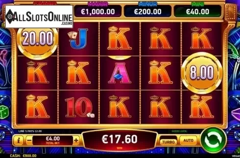 Win Screen 6. Vegas Hotties from Ruby Play