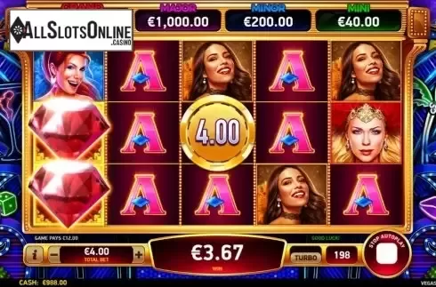 Win Screen 1. Vegas Hotties from Ruby Play