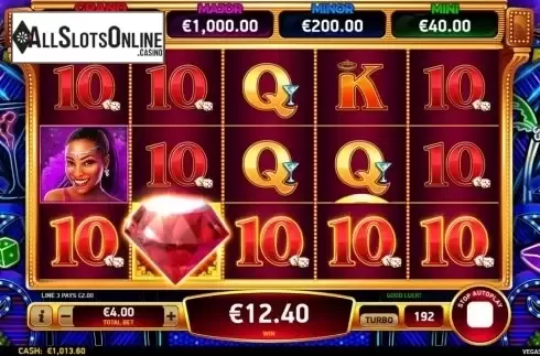 Win Screen 3. Vegas Hotties from Ruby Play