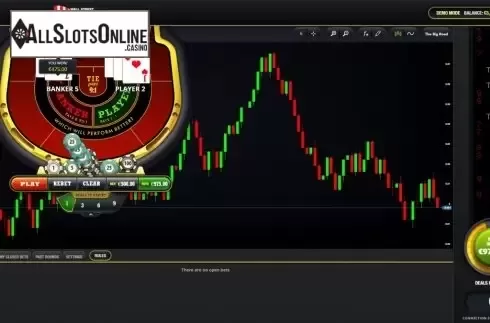Win Screen 3. Wall Street Baccarat from Candle Bets