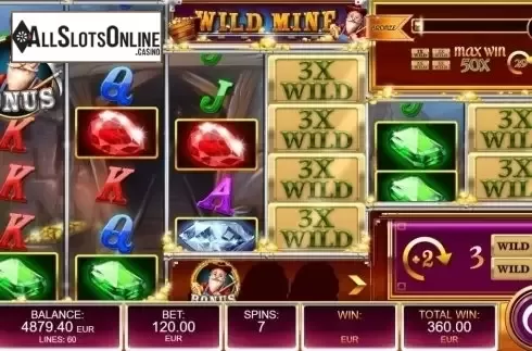 Free Spins. Wild Mine from BB Games