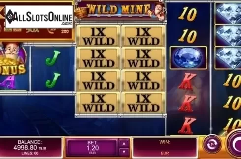 Reel Screen. Wild Mine from BB Games