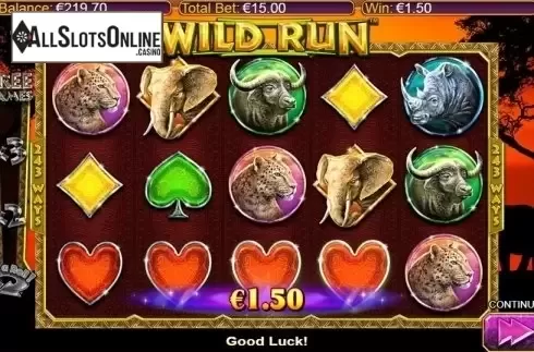 Screen 3. Wild Run from NextGen