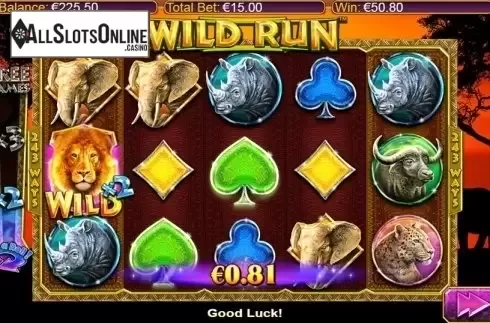 Screen 5. Wild Run from NextGen