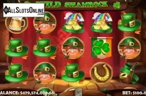Reel Screen. Wild Shamrock (Mobilots) from Mobilots