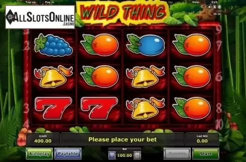Reels. Wild Thing from Greentube