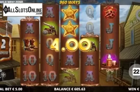 Win Screen 3. Wild West Zone from Leander Games