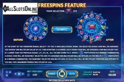 FS feature screen