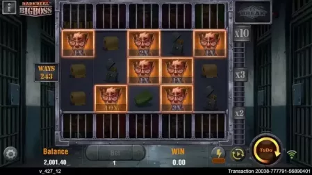 Big Boss slot screenshot 3