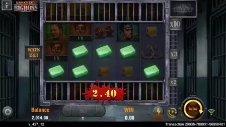 Big Boss slot screenshot 4