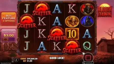 Bloody Dawn slot screenshot 2