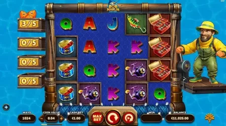 Bob Marlin Goes Deep slot screenshot 1