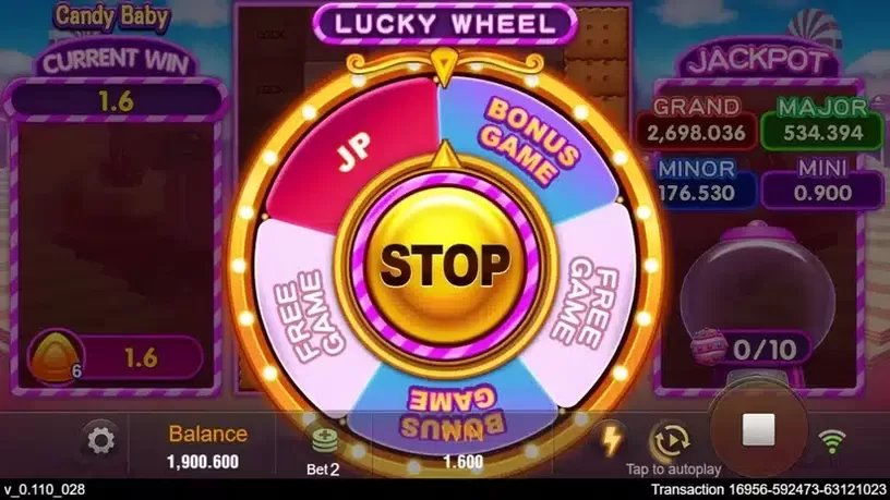 Candy Baby slot screenshot 3