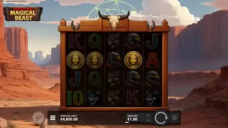 Darkside Prairie Magical Beast slot screenshot 2