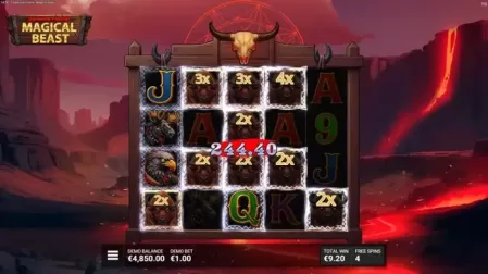 Darkside Prairie Magical Beast slot screenshot 5