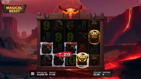 Darkside Prairie Magical Beast slot screenshot 4