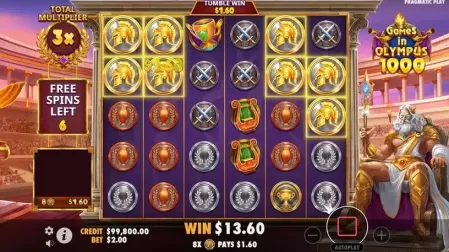 Games in Olympus 1000 slot screenshot 5