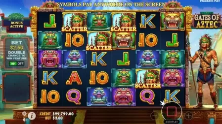 Gates of Aztec slot screenshot 3