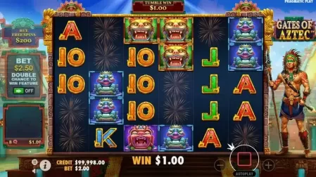 Gates of Aztec slot screenshot 2