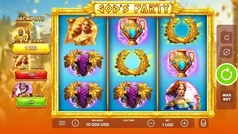 God's Party slot screenshot 1