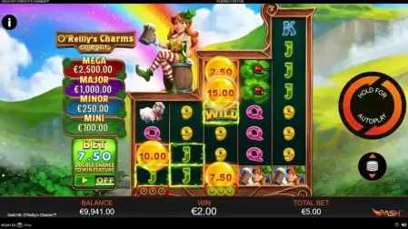 Gold Hit: O'Reilly's Charms slot screenshot 3