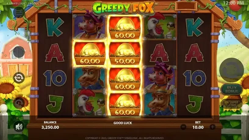 Greedy Fox slot screenshot 3