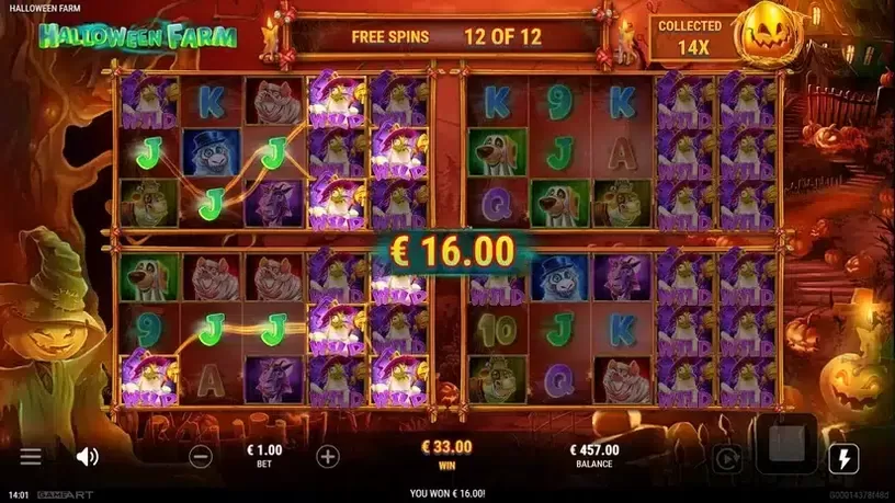 Halloween Farm slot screenshot 6