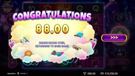 HipHopPop slot screenshot 4