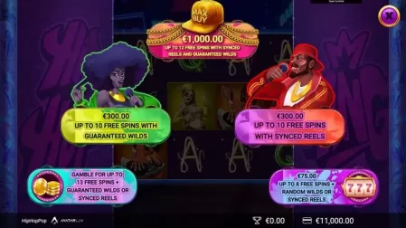 HipHopPop slot screenshot 2