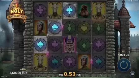 Holy Hand Grenade slot screenshot 2