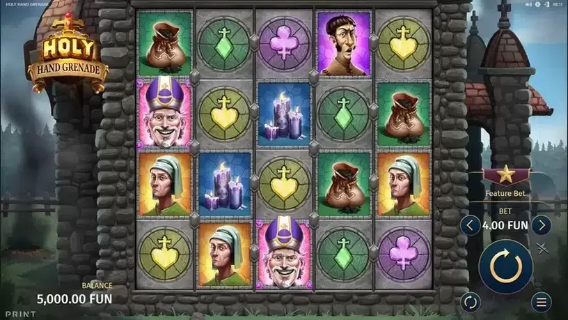 Holy Hand Grenade slot screenshot 1