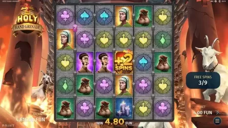 Holy Hand Grenade slot screenshot 4