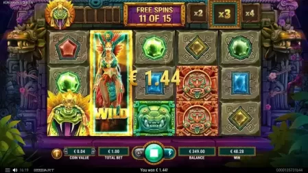 Kukulkans Queen slot screenshot 5