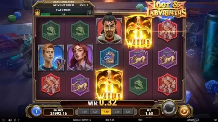 Loot & Labyrinths slot screenshot 2